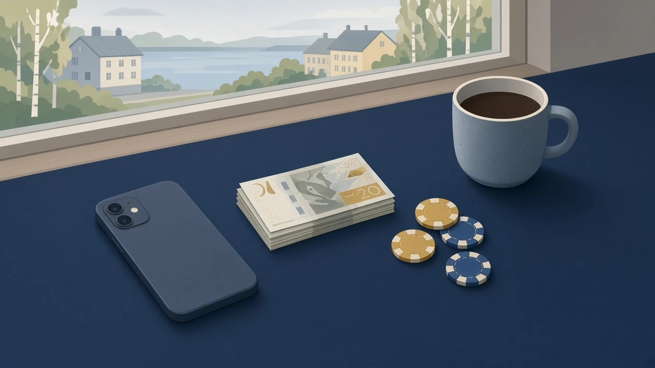 Svensk mobilbetalning vid online casinobord med Siru